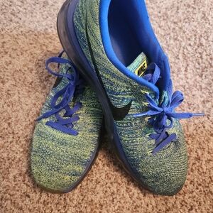 Nike Flyknit Max Racer Blue Volt 2015 Men’s Size 11.5